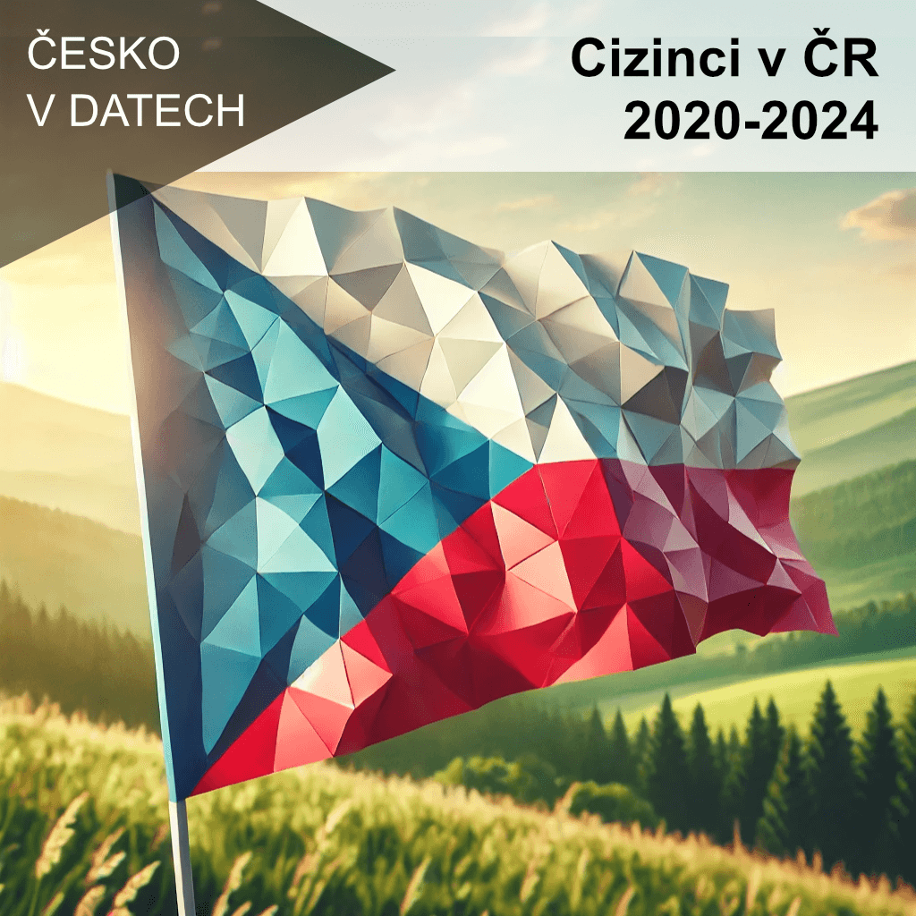 Česko v datech: Počet cizinců v ČR 2020-2024