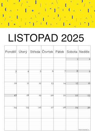 LovelyData kalendář 2025 - strana 12