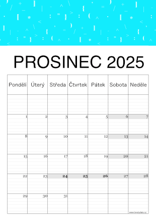 LovelyData kalendář 2025 - strana 13